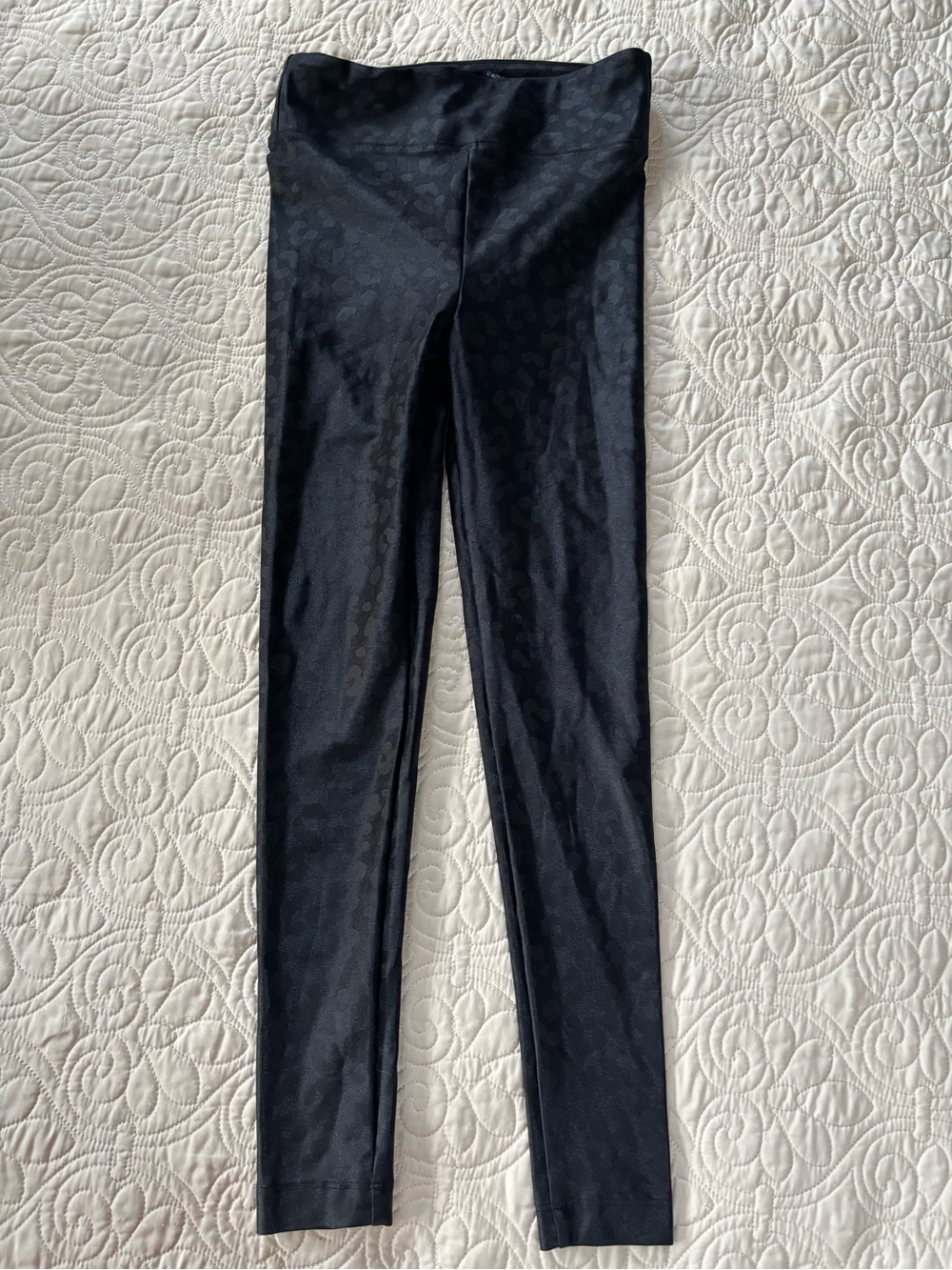 Koral Black Leopard Lustrous Hi Rise Leggings